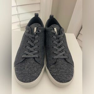 johnnie-O Charcoal Knit Sneakers